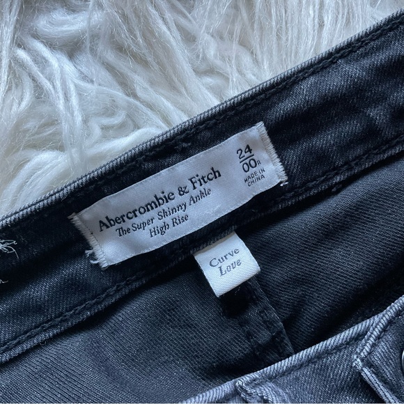Abercrombie Curve Love High Rise Super Skinny Ankle Jeans - Picture 2 of 4